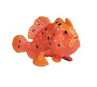 JOKFEICE Réaliste Figures Animales Lotte Mer Animal Jouet, Projet Scientifique, Gâteau Topper, début Jouets Éducatifs d'anniversaire Cadeau De Noël pour Les Tout-Petits Enfants Âge 3 4 5