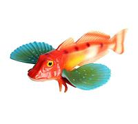 JOKFEICE Réaliste Figures Animales Sud-Africain Greenfin Mer Animal Jouet, Projet Scientifique, Gâteau Topper, Anniversaire Cadeau De Noël pour Les Tout-Petits Enfants Âge 3 4 5