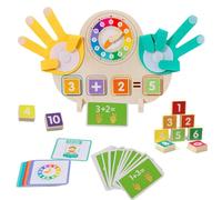 JOKILY Jouet mathématique en bois Montessori pour enfants de 3, 4, 5 ans