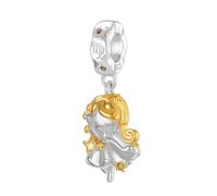 Jokmeo Pendentif Charme Perle des 12 signes du zodiaque en argent 925, compatible avec les bracelets et colliers de style Pandora, accessoires tendance pour femme.XZ251