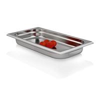 jokobela Récipient GN : : non perforé : : convient aux cuiseurs à vapeur Gaggenau et Miele(acier inoxydable, lavable au lave-vaisselle, Gastronorm 1/3, L 32,5 x P 17,6 x H 4,0 cm)