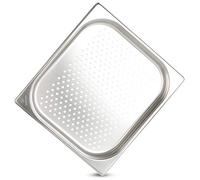 jokobela Récipient GN : : perforé : : geeginet pour les cuiseurs à vapeur Gaggenau, Miele et Siemens (acier inoxydable, lavable au lave-vaisselle, Gastronorm 2/3, L 32,5 x L 35,4 x H 4,0 cm)