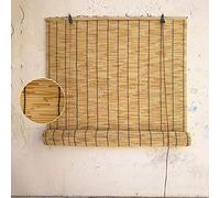 Jolan Stores Enroulables en Roseau-Rideau en Bambou-Stores Romains,Pare-Soleil Extérieur,Stores Rouleau Respirants Résistants Aux UV,Extérieurs/Intérieurs Rideau pour Fenêtres,90x150cm/35.5x59in