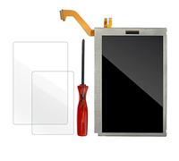 Jolanco Écran LCD supérieur de rechange pour Nintendo 3DS (haut/supérieur), avec tournevis et film protecteur d'écran.