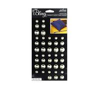 Jolee's Boutique All That Bling Lot de 44 perles rondes adhésives