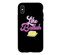 Joli Argot Amusant Kawaii comme du Beurre Coque pour iPhone X/XS