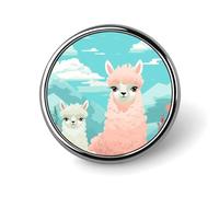 Joli badge rond en alpaga - Jolie broche pour chapeaux et vestes - Décoration personnalisée - Accessoires de bijoux pour fête de mariage