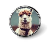 Joli badge rond en alpaga mignon pour chapeaux, vestes, décoration personnalisée, accessoires de bijoux pour fête de mariage