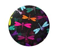 Joli badge rond en fer blanc imprimé sur un seul côté de 6 cm, parfait pour une décoration personnelle et un cadeau, taille unique, Métal