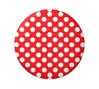 Joli badge rond imprimé à pois de 6 cm sur un seul côté, parfait pour une décoration personnelle et un cadeau, taille unique, Métal