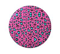 Joli badge rond imprimé léopard de 6 cm sur un seul côté, parfait pour décoration personnelle et cadeau, taille unique, Métal