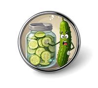 Joli badge rond Kimchi en métal personnalisé pour vêtements, sacs, chapeau, broche imprimée humoristique, décoration de fête, accessoires pour homme et femme