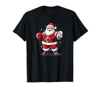 Joli Ballon de Football Père Noël pour Le Sport Festif Noël T-Shirt