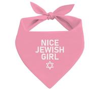 Joli bandana pour chien juif, accessoire rose pour animal de compagnie, annonce de grossesse, révélation de bébé, silencieux triangulaire pour animaux de compagnie pour chiens de petite et moyenne