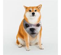 Joli bandana pour chien maltais - Grande écharpe triangulaire réglable - Double écharpe réversible lavable - Mouchoir quotidien pour chien de taille moyenne et grande - Cadeau