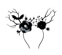 Joli bandeau à cheveux en forme de branche d'arbre pour Halloween, femmes, étudiants, Noël, photographie, serre-tête en forme de fleur