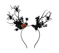 Joli bandeau à cheveux en forme de branche d'arbre pour Halloween, femmes, étudiants, Noël, photographie, serre-tête en forme de fleur