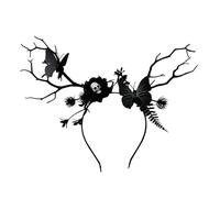 Joli bandeau à cheveux en forme de branche d'arbre pour Halloween, femmes, étudiants, Noël, photographie, serre-tête en forme de fleur