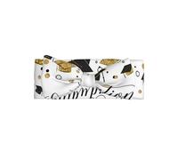 Joli bandeau à nœud pour bébé avec imprimé félicitations de remise de diplôme - Délicat et sensible pour les nouveau-nés, bandeaux en nylon extensible