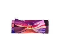 Joli bandeau à nœud pour bébé imprimé coucher de soleil sur la plage - Délicat et sensible pour les nouveau-nés, bandeaux en nylon extensible