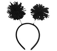 Joli bandeau arc-en-ciel à pompons en peluche pour fête de Pâques, cosplay, accessoire de costume unisexe arc-en-ciel pour femme