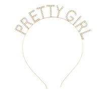 Joli bandeau avec lettres pour femmes et filles, bandeau de princesse pour enterrement de vie de jeune fille, fête d'enterrement de vie de jeune fille, couvre-chef