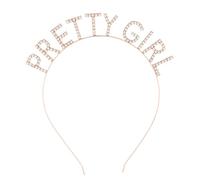 Joli bandeau avec lettres pour femmes et filles, bandeau de princesse pour enterrement de vie de jeune fille, fête d'enterrement de vie de jeune fille, couvre-chef