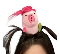 Joli bandeau Capybara - Bandeau en peluche - Bandeau large - Accessoire de maquillage pour femme - Solide et amusant - Ajout confortable à votre garde-robe, pour le cyclisme, le G