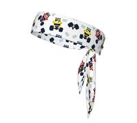 Joli bandeau de sport imprimé Monster Trucks pour le basket-ball, la course à pied et l'athlétisme