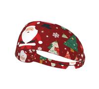 Joli Bandeau élastique de Sport, Cadeau du Père Noël, idéal pour la Course à Pied, Le vélo et Le Yoga. Ce Bandeau Respirant et Absorbant la Transpiration Convient à la Plupart des Hommes et des Femme