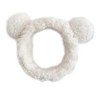 Joli bandeau élastique en peluche pour maquillage et lavage du visage pour femmes et filles