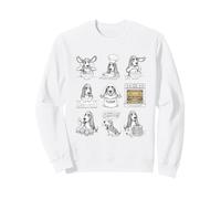 Joli Basset Hound pâtissier Chef pâtissier Sweatshirt