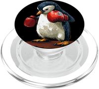 Joli bébé Pingouin Aime Le Sport et la Boxe avec des Gants PopSockets PopGrip pour MagSafe