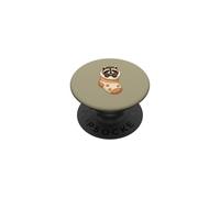 Joli bébé Raton Laveur dans Une Chaussette Confortable avec Motif Animal Mignon PopSockets PopGrip Adhésif