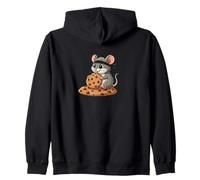 Joli Biscuit Ninja Mouse Mignon Dessin animé Sweat à Capuche