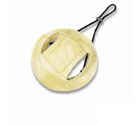 Joli bob pour animal de compagnie avec trous d'oreille espacement des oreilles de 7,1 à 11,9 cm pour chats de 3,6 kg et chiens jusqu'à 7,3 kg, couleur jaune uni