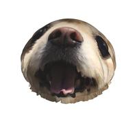 Joli bonnet de douche imprimé Poméranie, bonnet de douche doublé pour femme, réutilisable, double couche imperméable