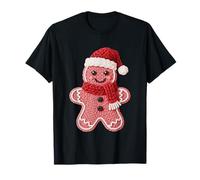 Joli Bonnet de Père Noël Bonhomme en Pain d'épices T-Shirt