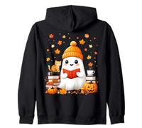 Joli Bonnet fantôme Rat de bibliothèque Confortable Lecture Halloween Sweat à Capuche