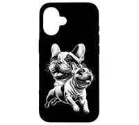 Joli bouledogue français comme portrait cool Coque pour iPhone 16