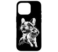 Joli bouledogue français comme portrait cool Coque pour iPhone 16 Pro