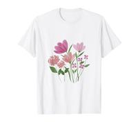 Joli Bouquet de Fleurs T-Shirt Graphique avec Valeur, Homme, Blanc, XL