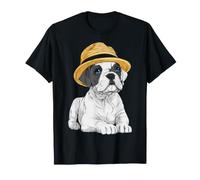 Joli Boxer imprimé Yeux Bleus T-Shirt