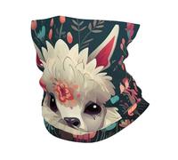 Joli cache-cou motif lama floral UPF 50+ rafraîchissant, écharpe de protection UV, masque de cyclisme, cache-cou, bandana respirant pour homme et femme