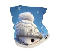 Joli cache-cou pour snowboard, bonhomme de neige, UPF 50+, masque de protection UV, cache-cou, bandana respirant pour homme et femme