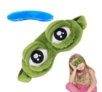 Joli cache-œil - Masque pour les yeux avec sac de gel, patch de sommeil pour les yeux pour adultes pour les voyages et le train, masque de sommeil confortable, cache-œil relaxant pour dormir