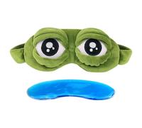 Joli cache-œil - Sac en gel léger et amusant pour dormir, portable, mignon grenouille | Sac en gel doux et amusant pour les yeux de dessin animé , coussinets confortables pour femme et adulte