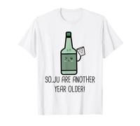 Joli cadeau d'anniversaire soju amateur d'alcool coréen T-Shirt