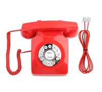 Joli cadeau pour grand-père et grand-mère : téléphone fixe filaire à touches avec réduction de bruit et son clair, idéal comme décoration