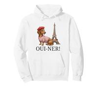 Joli Cadeau Teckel Paris Oui-Ner Ouiner Wiener Tour Eiffel Sweat à Capuche